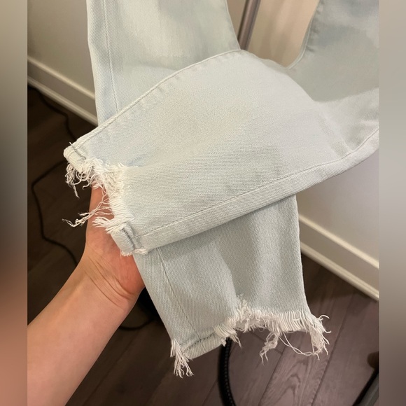 JBrand 835 Mid Rise Crop in Laser Beam Destruct - Picture 9 of 10